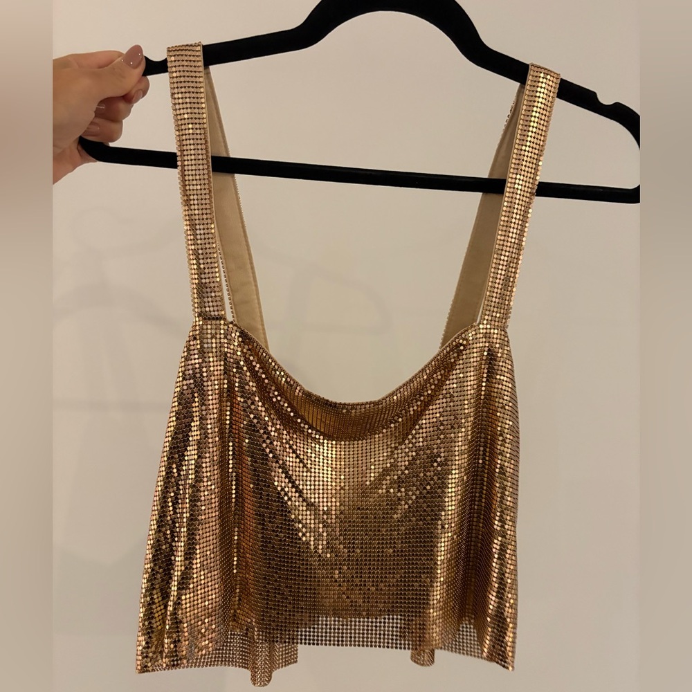 NWT Sparkly tank M/L